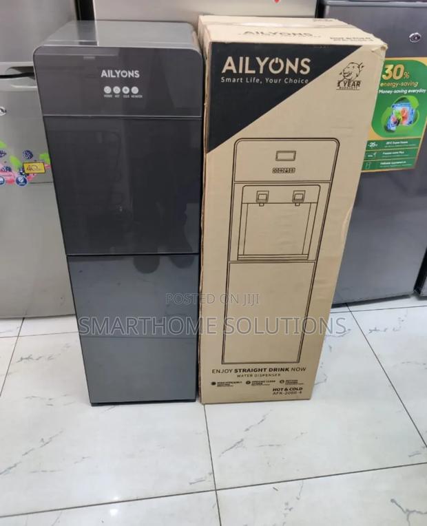 Black Ailyons Bottom Load Dispenser Hot + Normal A/H-wd - main view