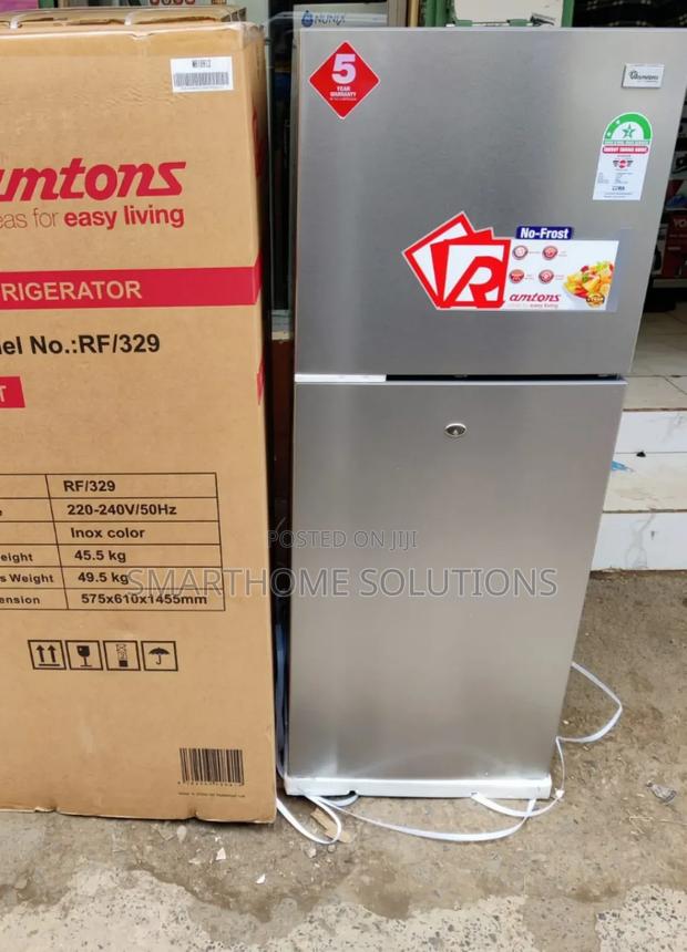 Ramtons Fridge Two Door 188litres No Frost Rf/188-Nf