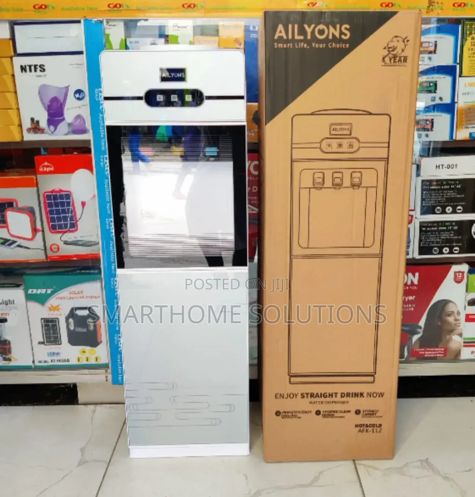Ailyons 3taps Water Dispenser, Hot, Normal and Cold a/HNC-3