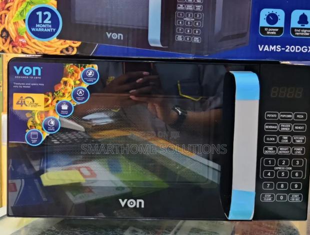 Black Von Microwave Oven 20litres Digital v-2/L - main view
