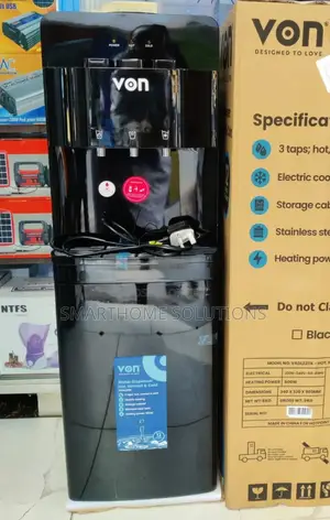 Von Dispenser 3taps Hot, Normal and Cold. (Black) VNW-3t