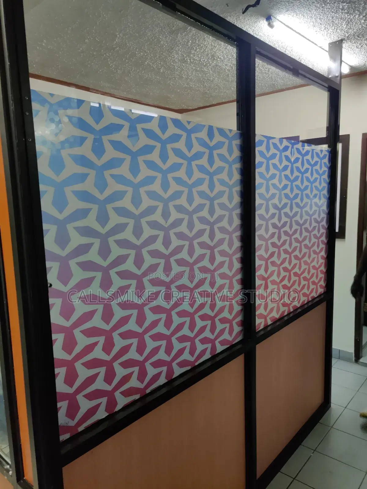 PVC Frosted Film Installation