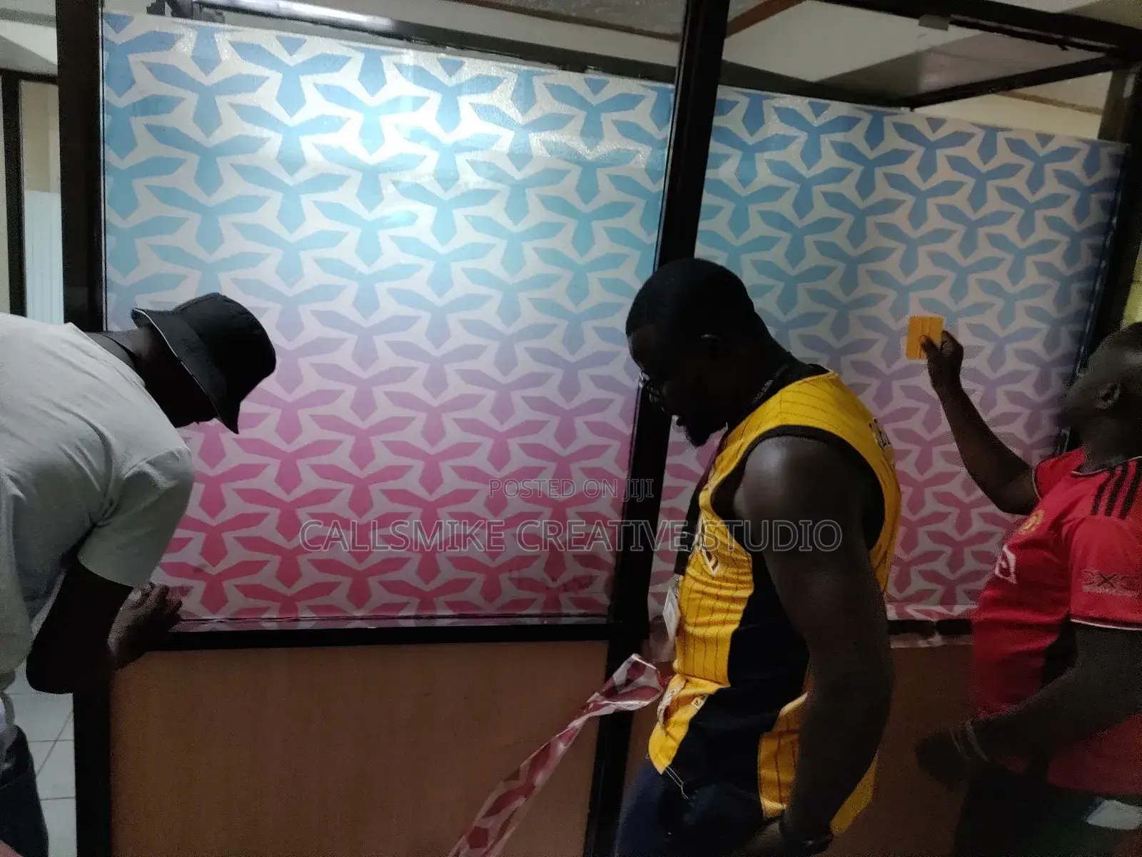 PVC Frosted Film Installation