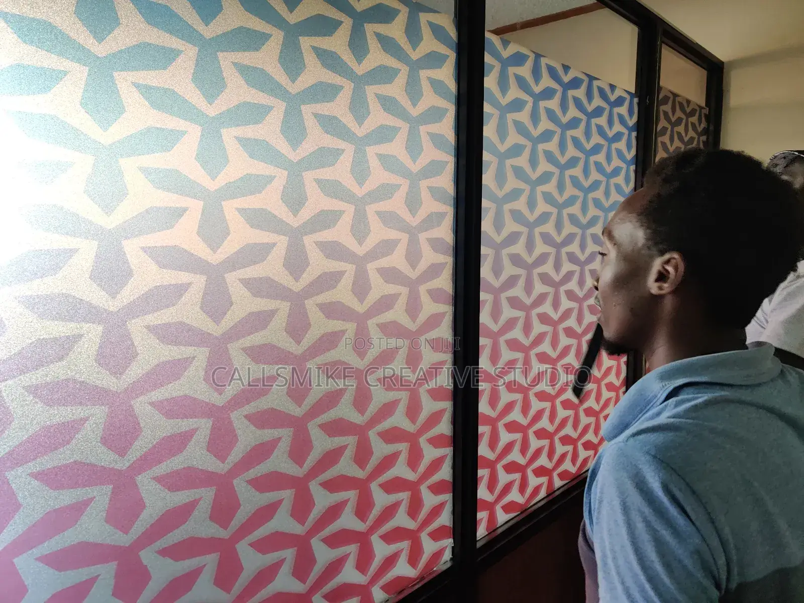PVC Frosted Film Installation