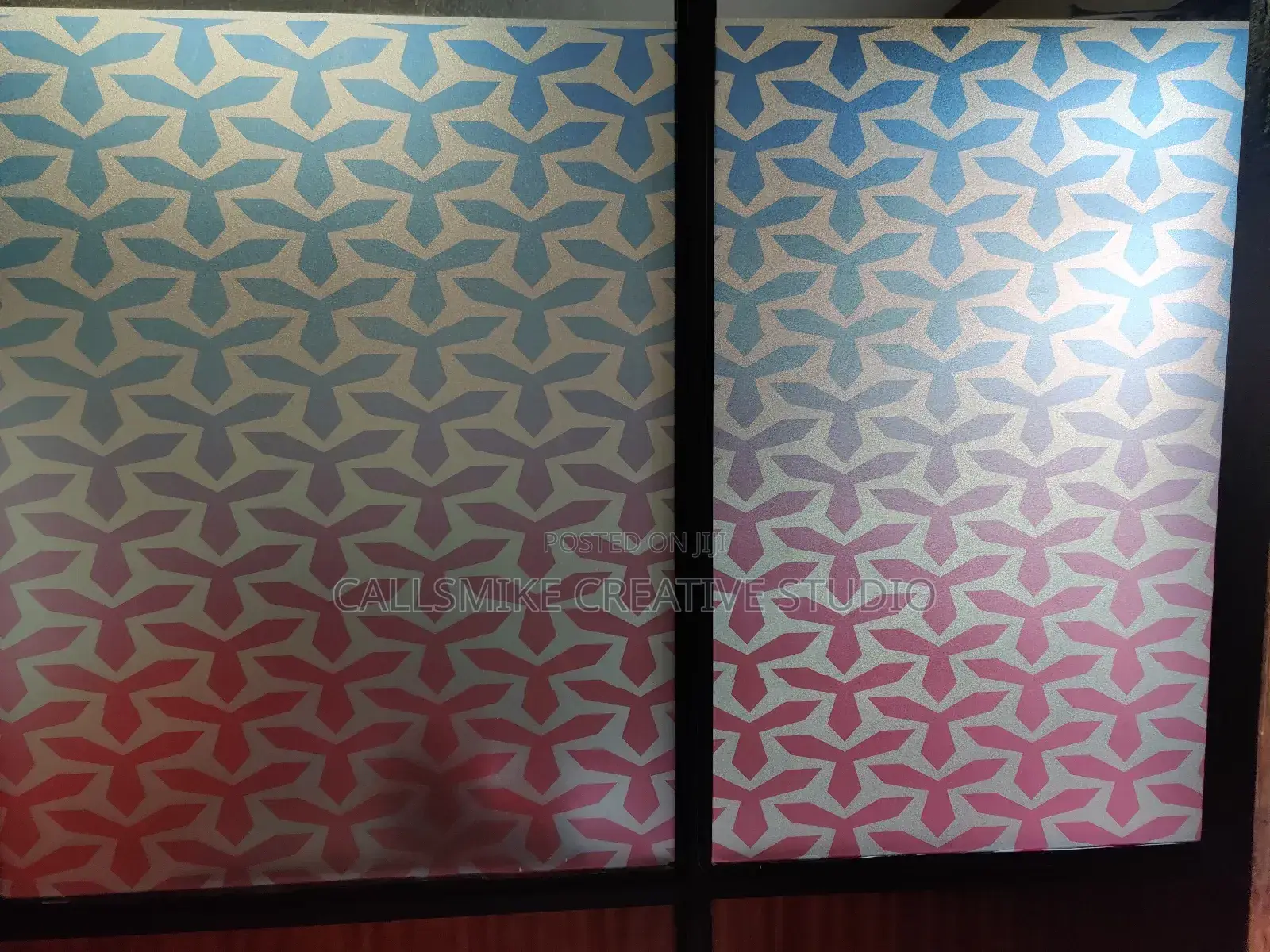 PVC Frosted Film Installation