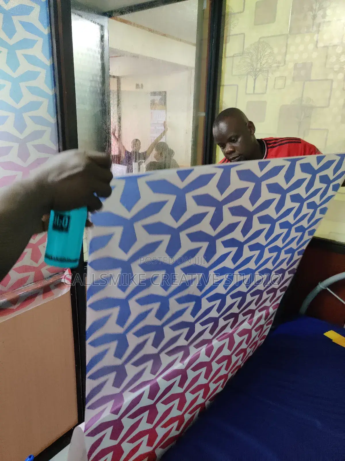 PVC Frosted Film Installation