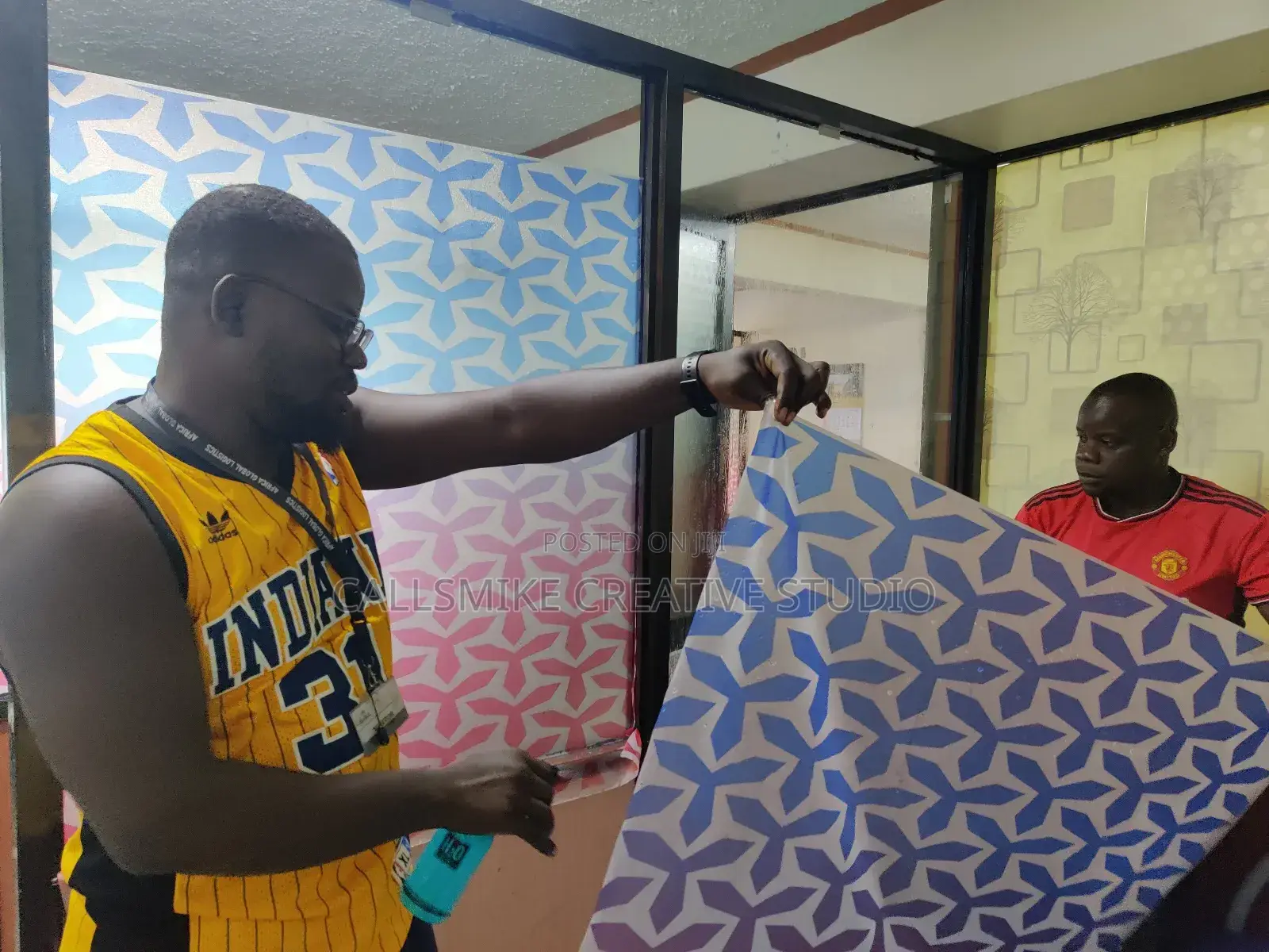PVC Frosted Film Installation