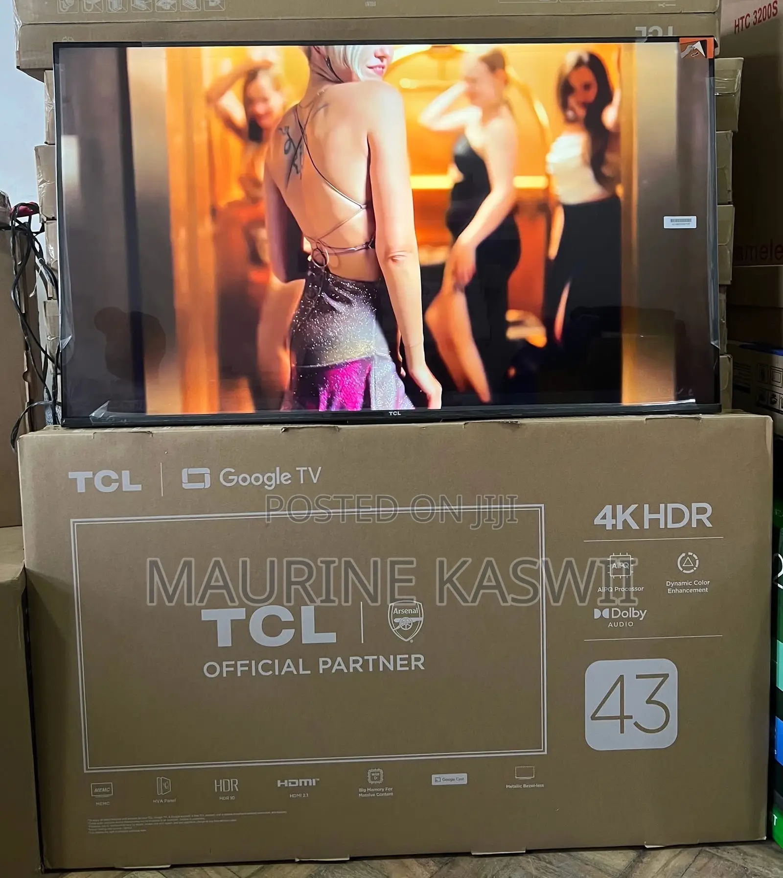 TCL 43′′ V6c (New 2025) HDR Google Tv – 43v6c