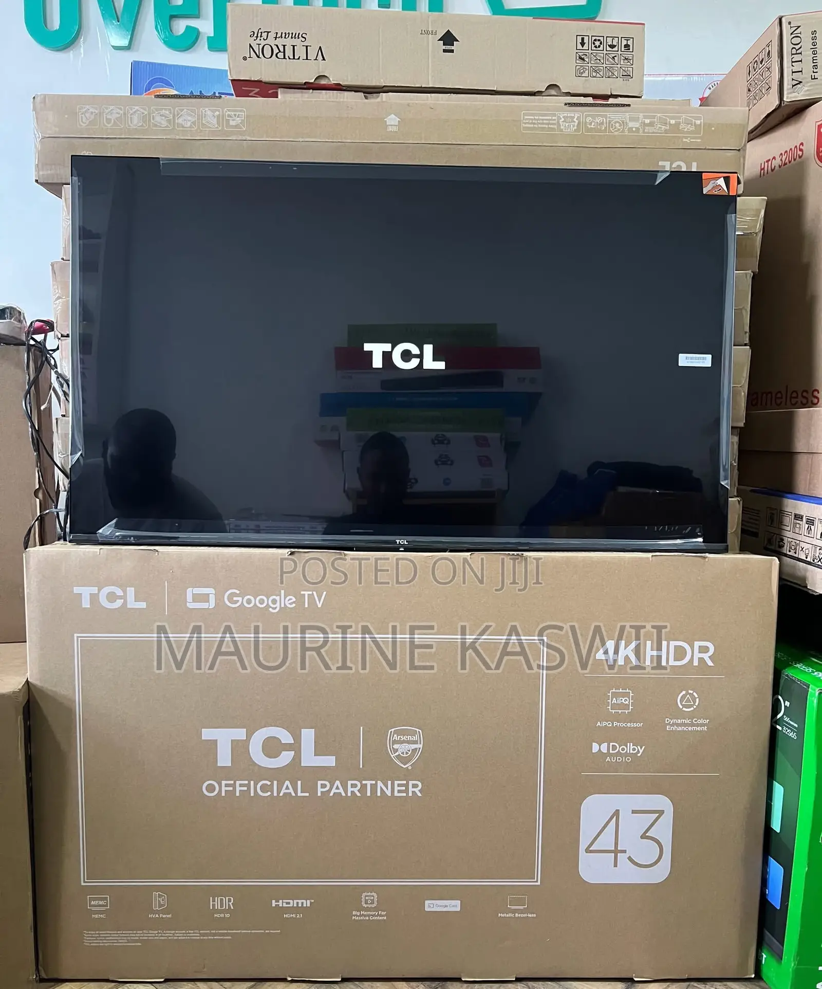 TCL 43′′ V6c (New 2025) HDR Google Tv – 43v6c