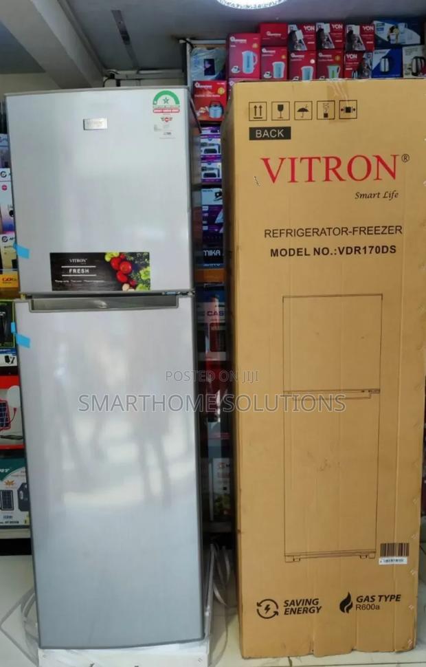 170litres Vitron Double Door Refrigerator Silver VMFR-170ddd - main view