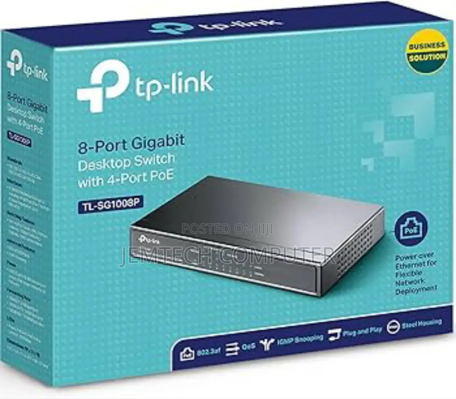 Tp-Link 8-Port 10/100mbps Desktop Switch With 4-Port Poe+