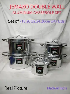 Jemaxo Heavt Sufuria With Lids at 7999