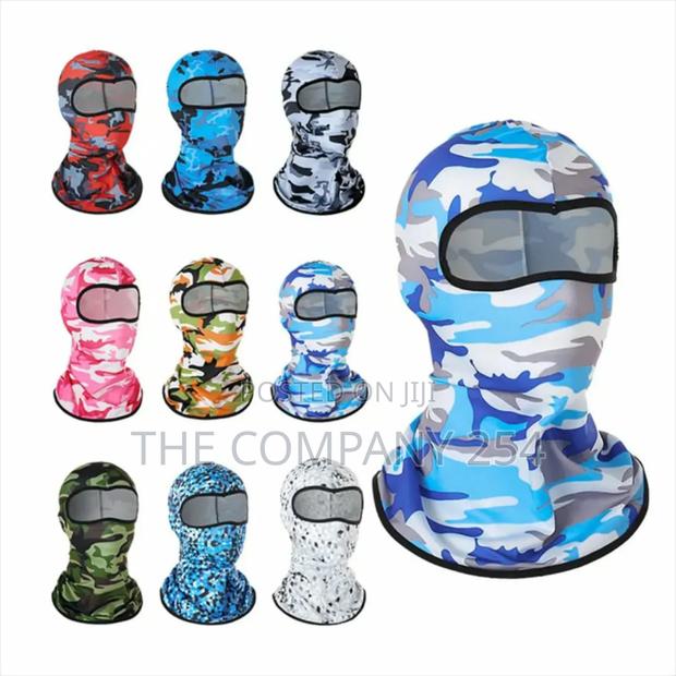 Quality Unisex Silk Made Camouflage Skie Face Masks