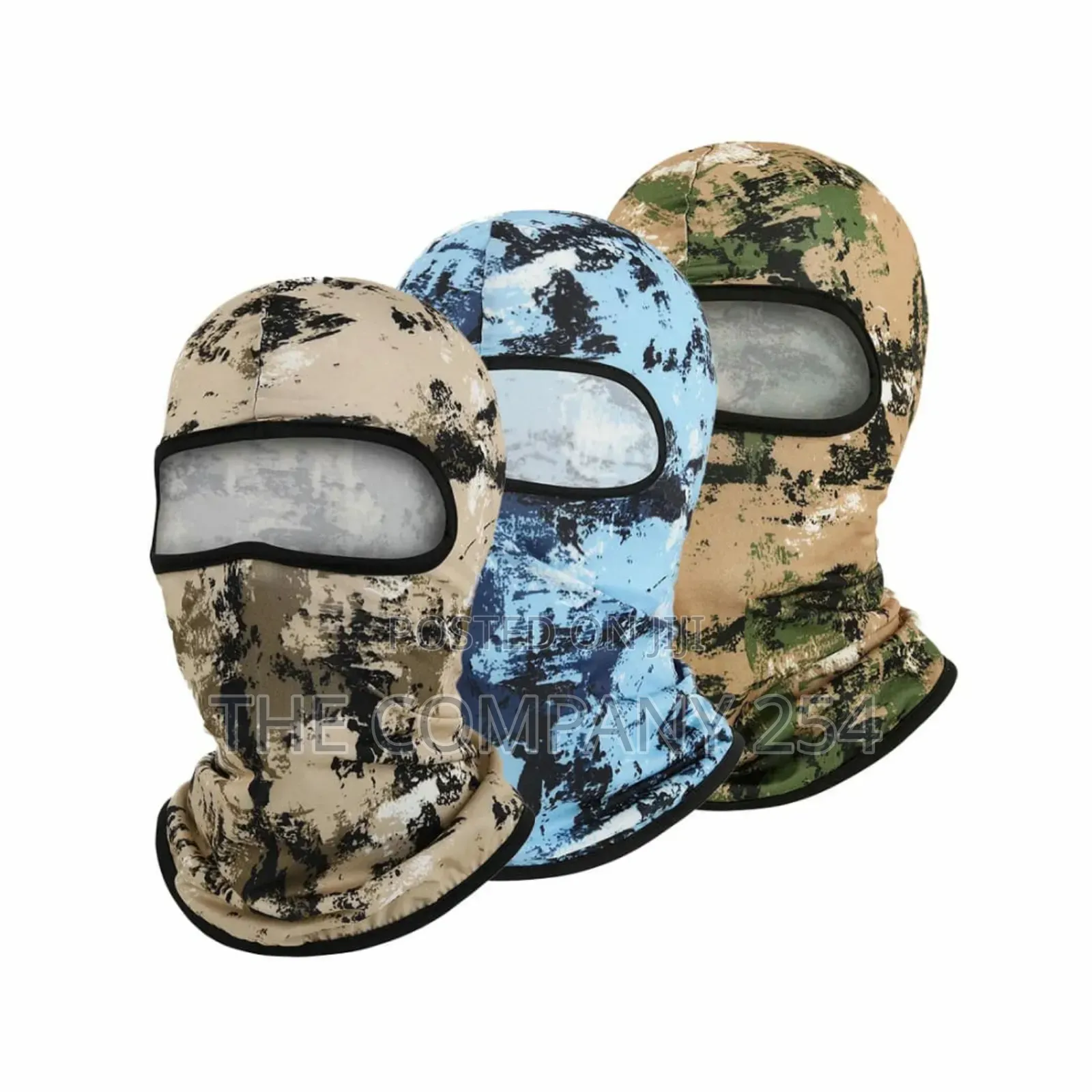 Quality Unisex Silk Made Camouflage Skie Face Masks