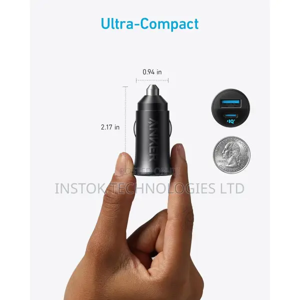 Anker Car Charger 30w 2 Ports