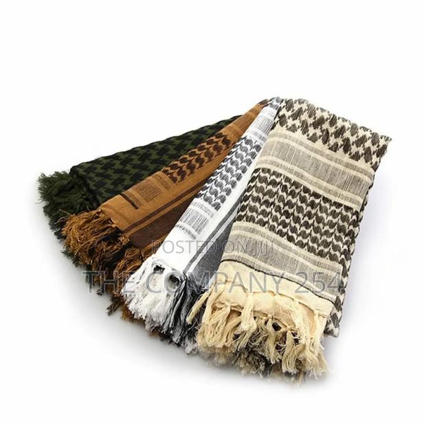Quality Cotton Islamic Arabic Head Scarf Turban Arafat - thumbnail 2