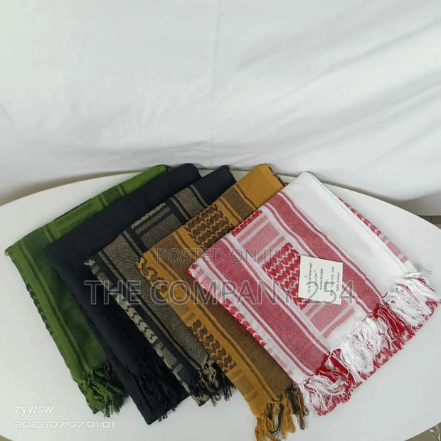 Quality Cotton Islamic Arabic Head Scarf Turban Arafat - thumbnail 3