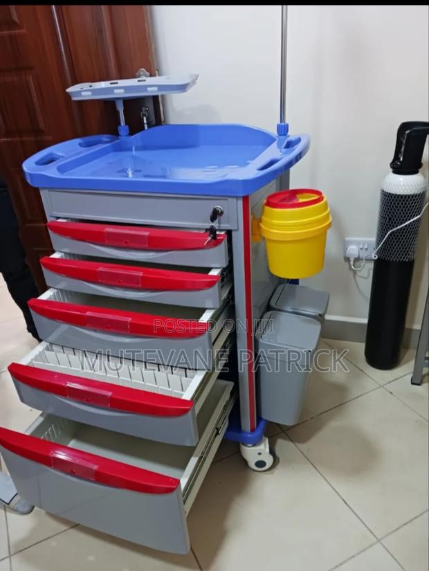 Mobile Medical Emergency Crash Cart/ Trolley