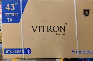Vitron 43inch Flameless Smart Android Tv/Bluetooth V43"