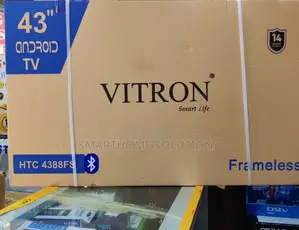 Vitron 43inch Flameless Smart Android Tv/Bluetooth V43"