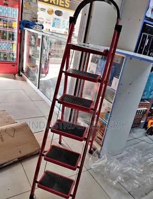 New and Folding 6 Step Ladder - thumbnail 2