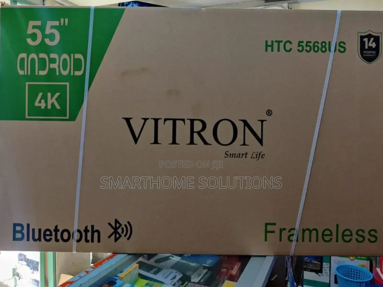 Vitron 55 Inch Flameless Smart Android Tv/Bluetooth V55"
