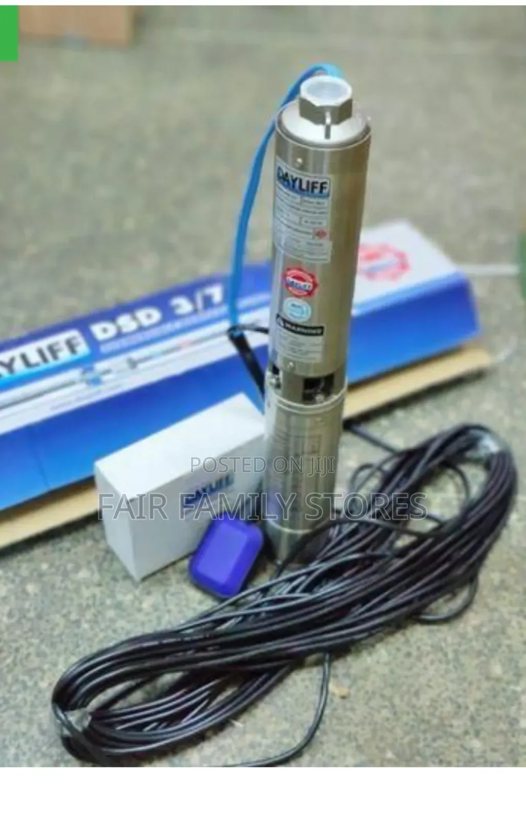 Dayliffdsd 3/7 Submersible Well Pump 0.5hp