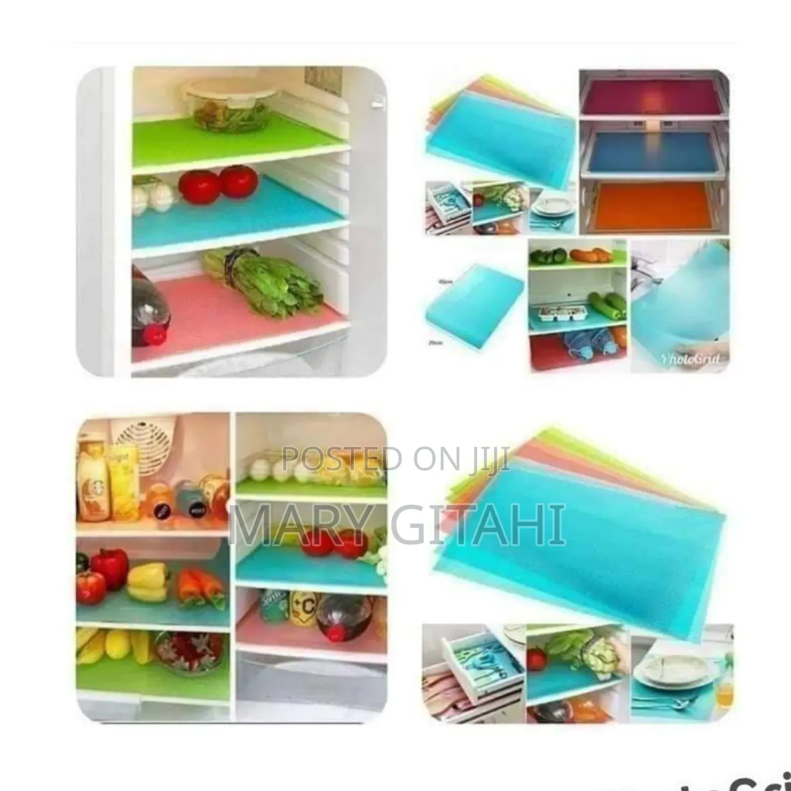 *4pcs PVC Fridge Mats