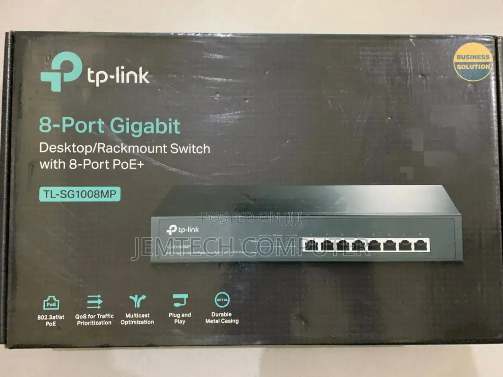 Tp-Link 8-Port Gigabit Desktop/Rackmount Switch 8-Port Poe+