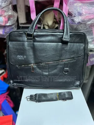Black Men's Bolo Laptop Leather Bags at 1800 Kes