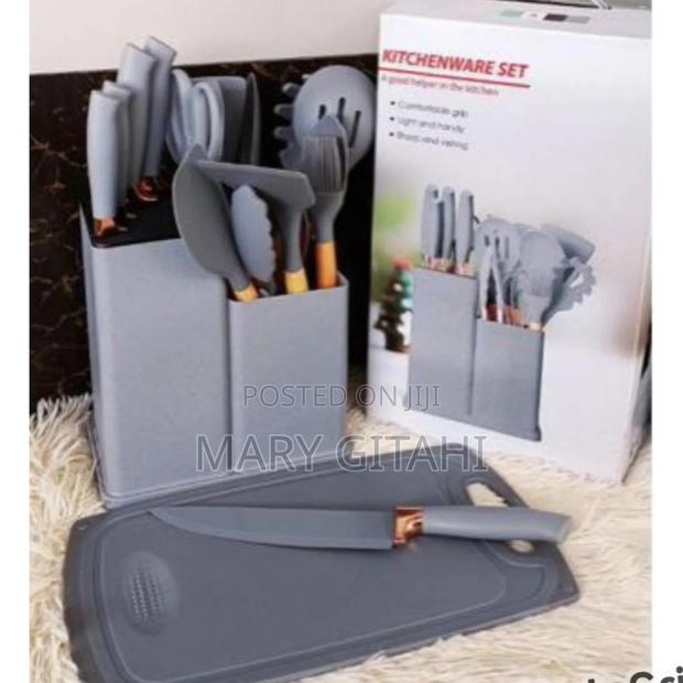 Grey*19pc Executive Silicone Spoons* - main view