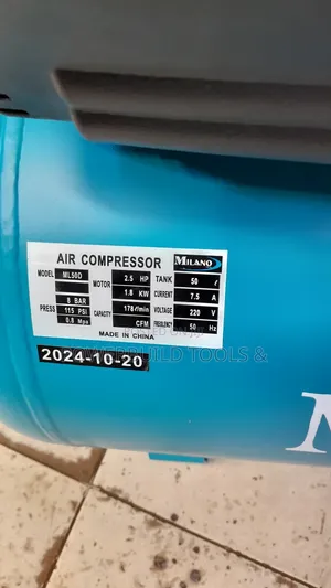 50l Milano Direct Compressor With Aluminium Head 2.5hp