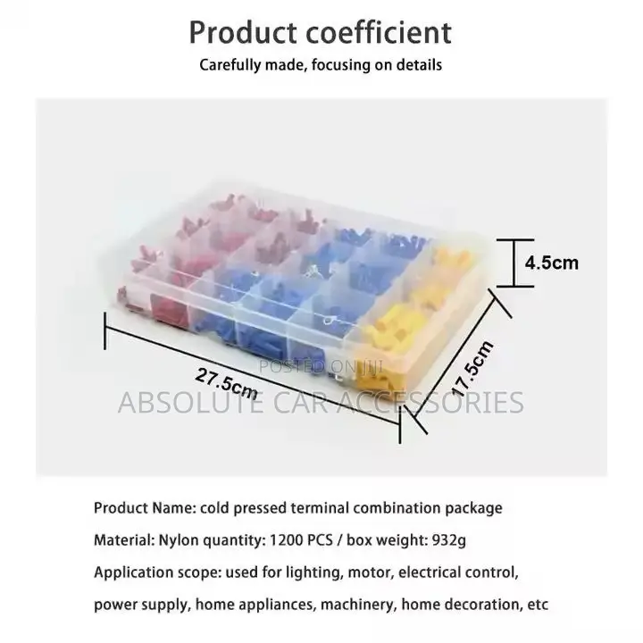 Assorted Terminal Connectors (1200pcs)