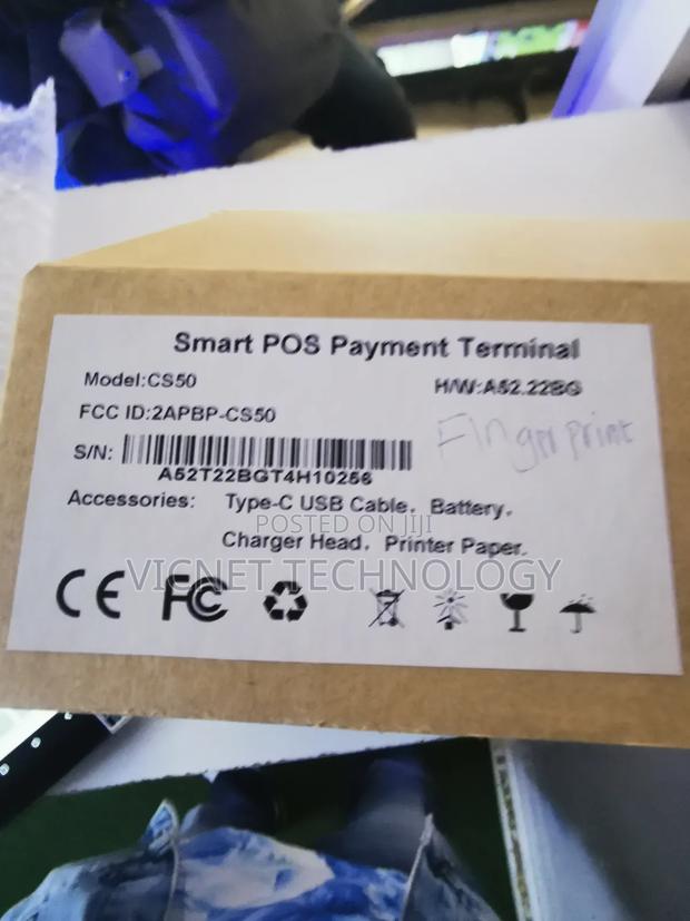Atm,Fingerprint Cs50 Android Pos Payment Terminal - thumbnail 3