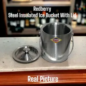 1.5l Stainless Steel Insulated Ice Bucket With Lid