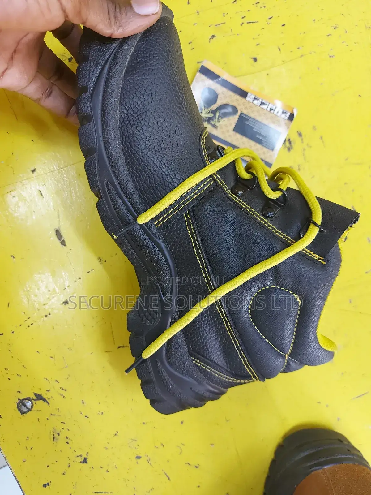 Black Safety Boots From Size 38-45