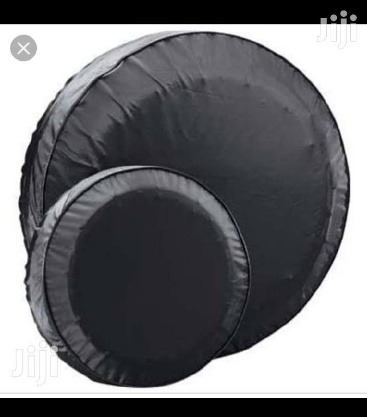 New Black Plain Spare Wheel Cover,