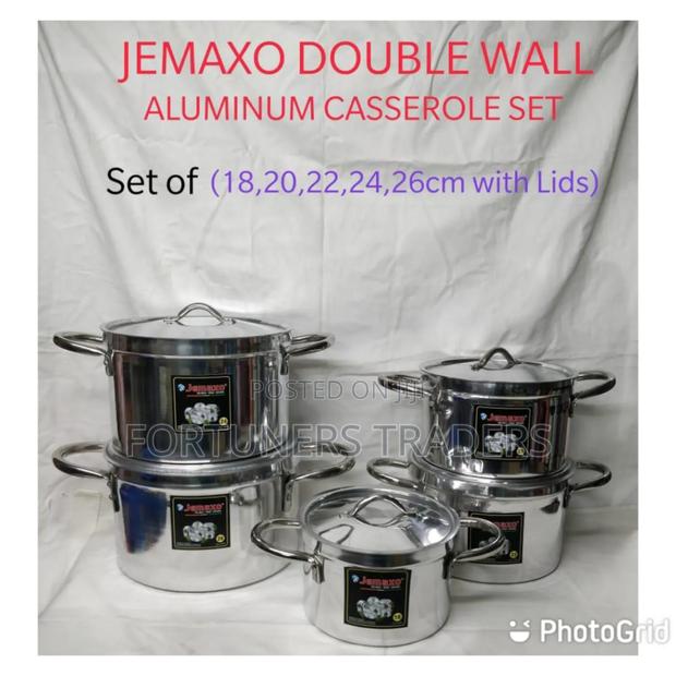 Jemaxo Heavt Sufuria With Lids