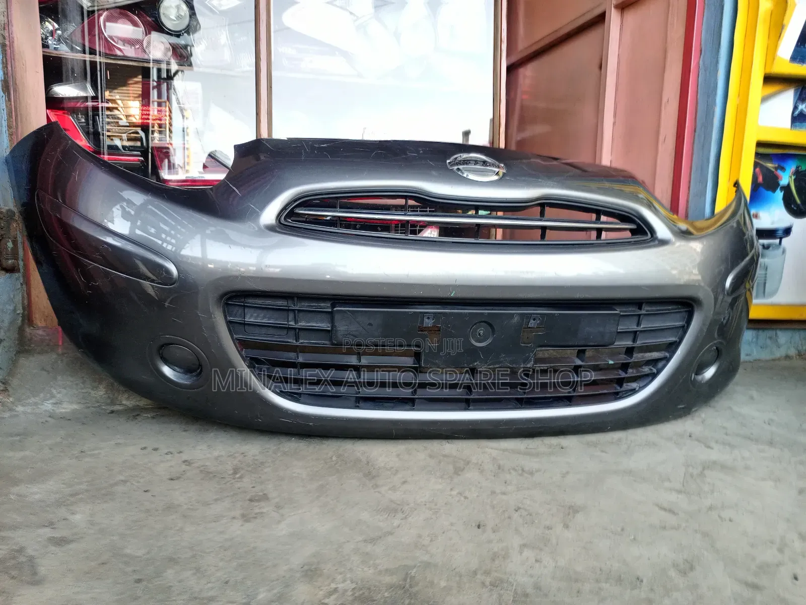 Ex-japan Gray March K13 Front Bumper