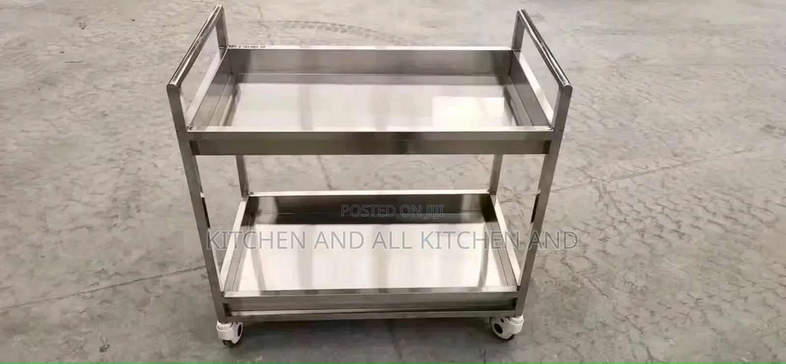 Cafeteria Trolley Stainless Steel