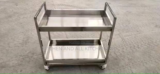 Cafeteria Trolley Stainless Steel