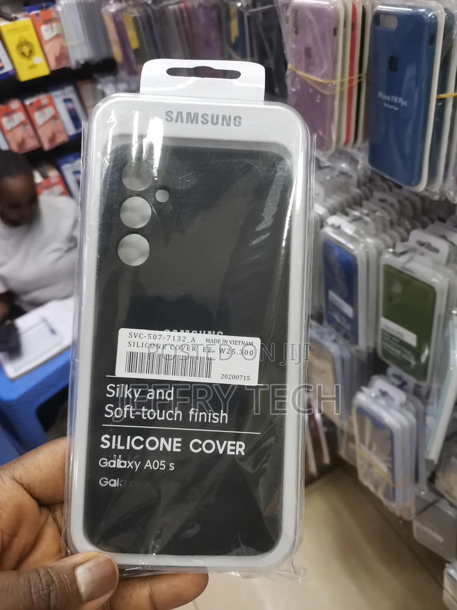 Akashi Silicone Cover Black Samsung Galaxy A05s-Black