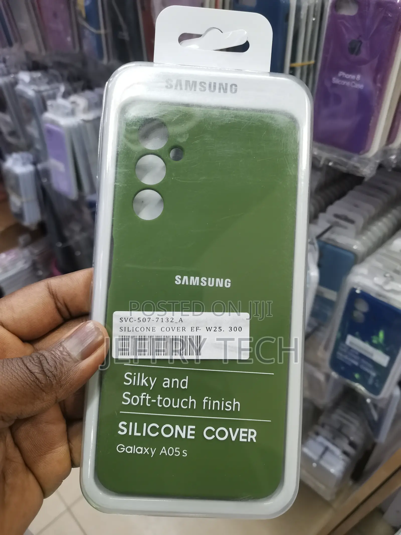 Sucnakp Samsung Galaxy A05/A05s Liquid Silicon Case-Green
