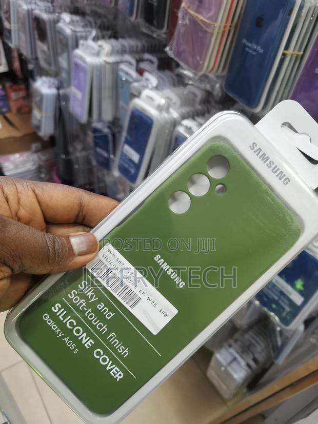 Sucnakp Samsung Galaxy A05/A05s Liquid Silicon Case-Green - thumbnail 2