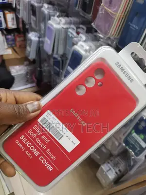 Vaprif Liquid Silicone Cover for Samsung Galaxy A05s-Red