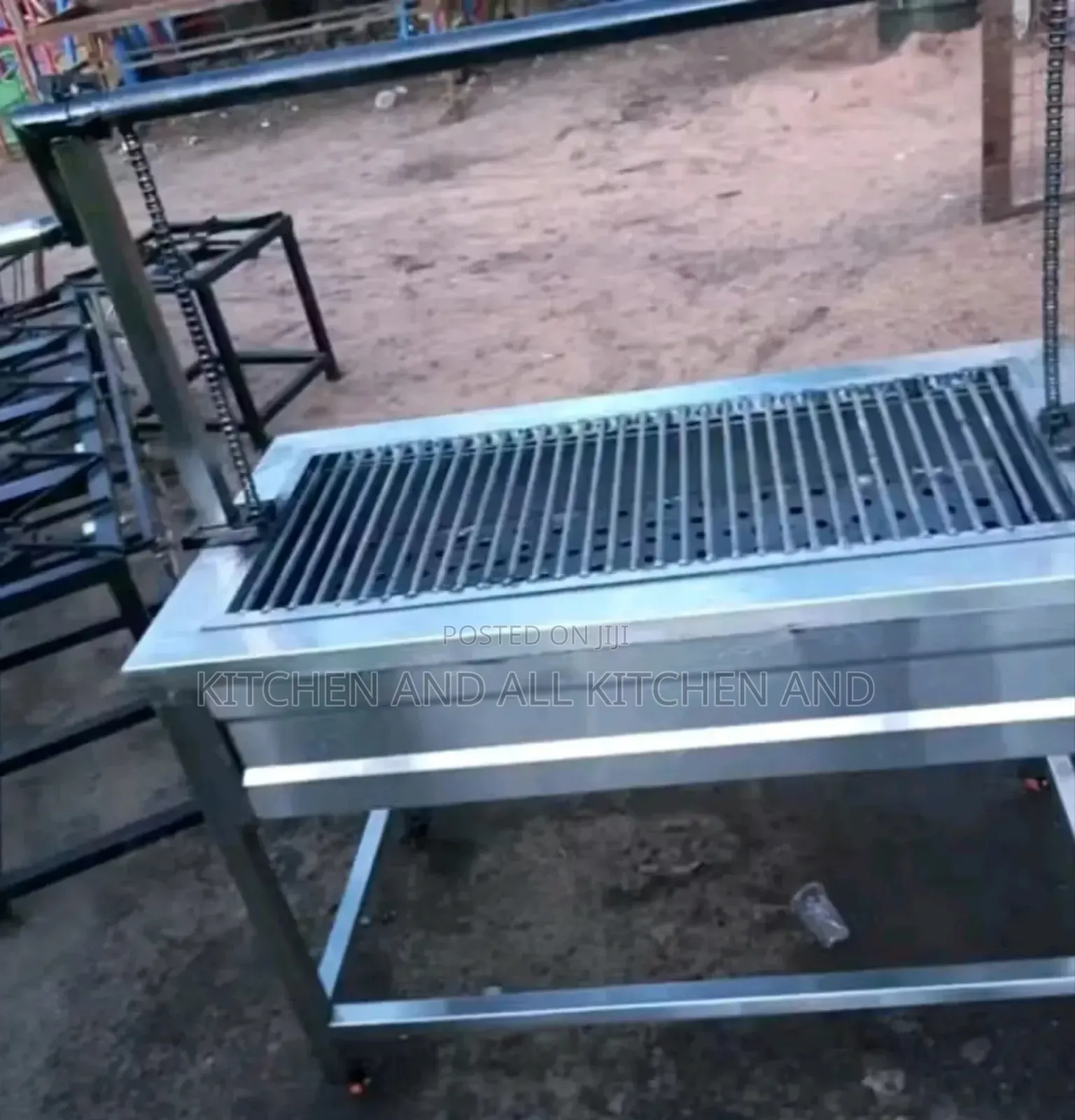 Stainless Steel Nyama Choma Adjustable Grill