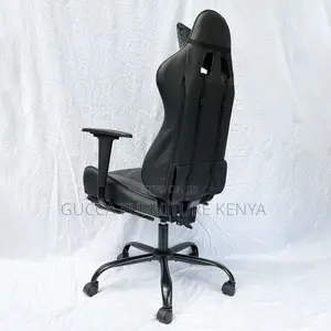 Office Chairs: Modern Black Grey Gaming Leather Chair
