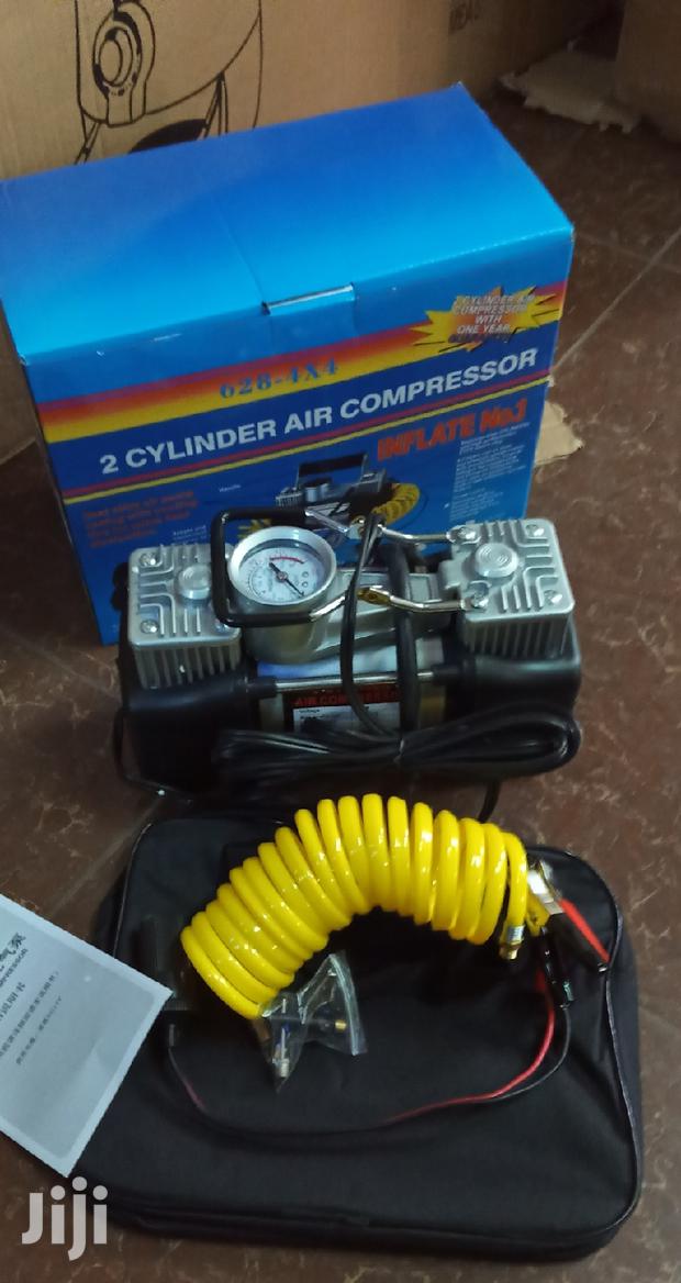 New 2 Cylinder Car Air Compressor. Free Delivery Within Nairobi Town.