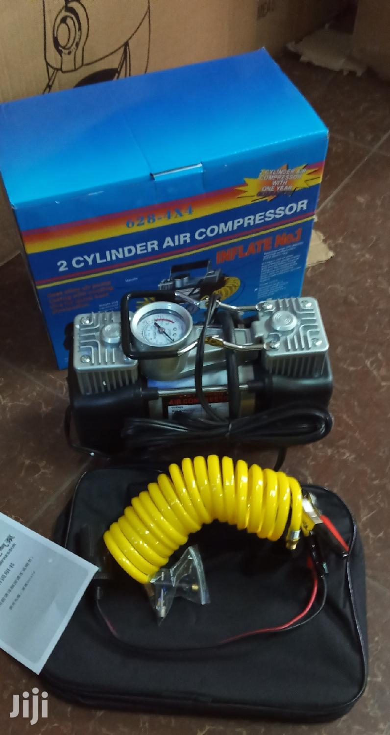 New 2 Cylinder Car Air Compressor. Free Delivery Within Nairobi Town.