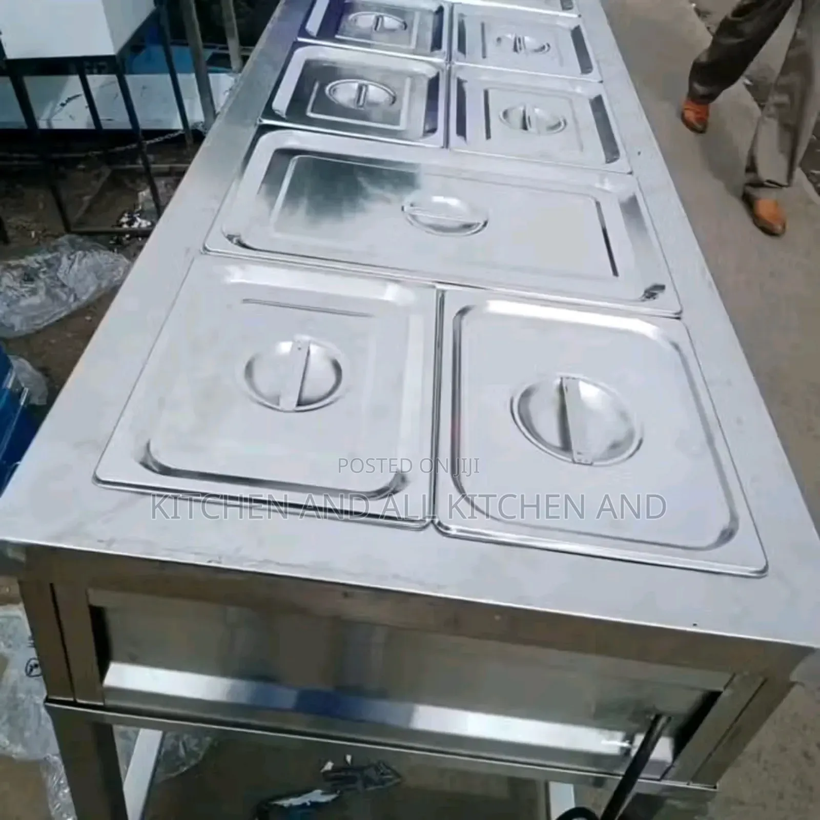 Top Condition Stainless Steel Food Warmer 7 Inserts